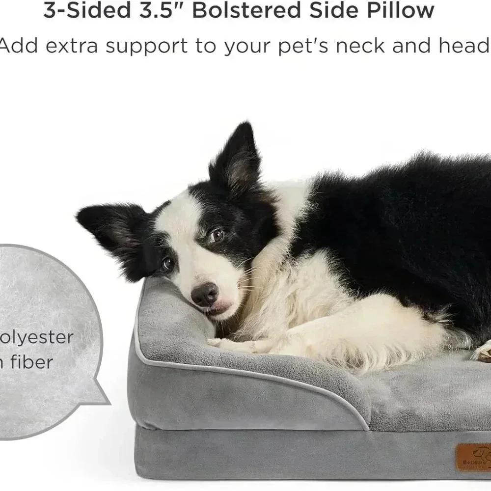 Orthopedic Dog Bed for Medium Dogs - Waterproof, Supportive, and Comfortable